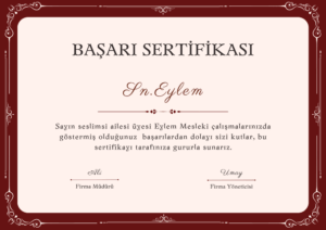 mobil sesli sohbet sertifikaları